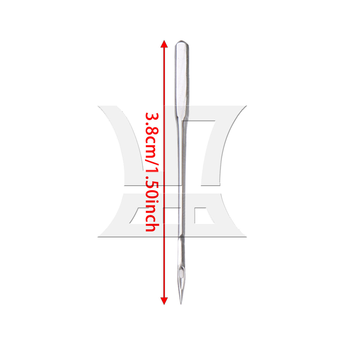 BQLZR 10pcs Embroidery Machine Needles HA Size 18 Flat Head for Electric Industrial Flat Car Accessories 3.8cm Length