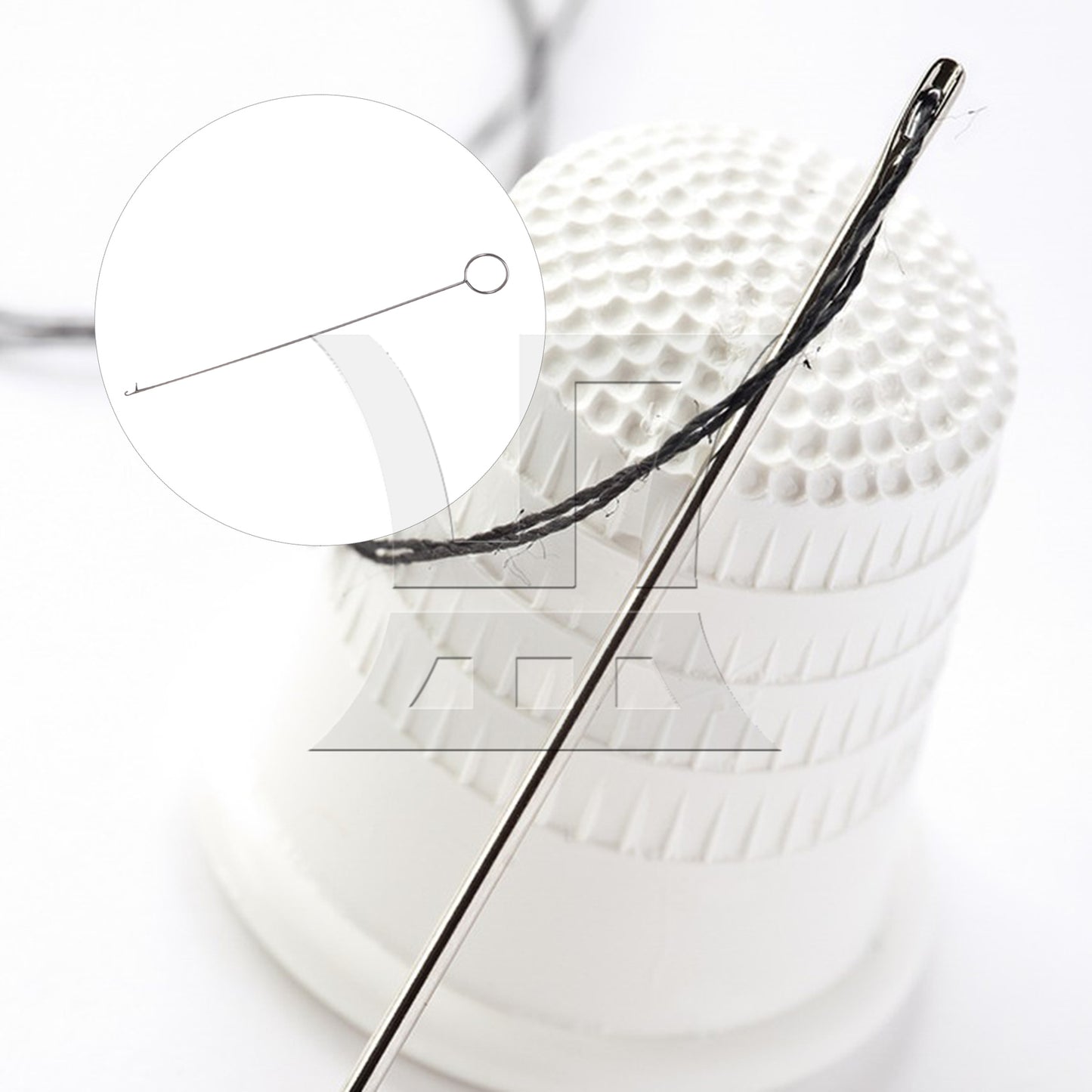 BQLZR 1pc Long Tongue Crochet Hook Lead Threading Bead Crochet Hook