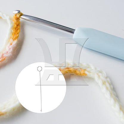 BQLZR 1pc Long Tongue Crochet Hook Lead Threading Bead Crochet Hook
