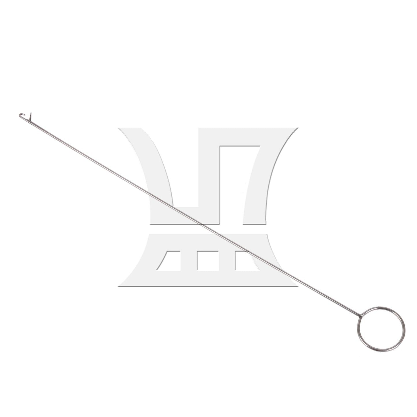 BQLZR 1pc Long Tongue Crochet Hook Lead Threading Bead Crochet Hook