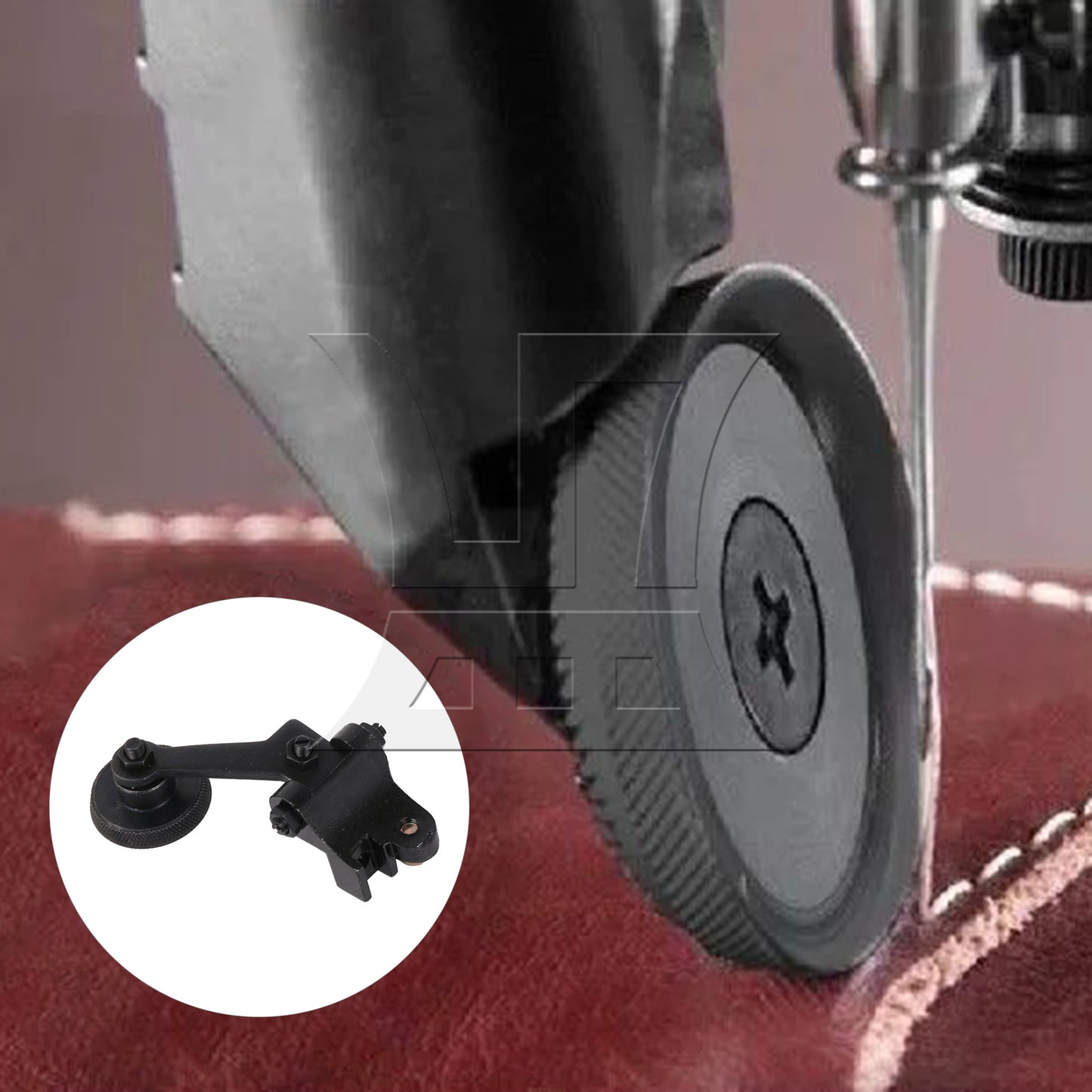 BQLZR 1pc 810 820 Sewing Machine Roller Foot for Leather Denim Material Large Size
