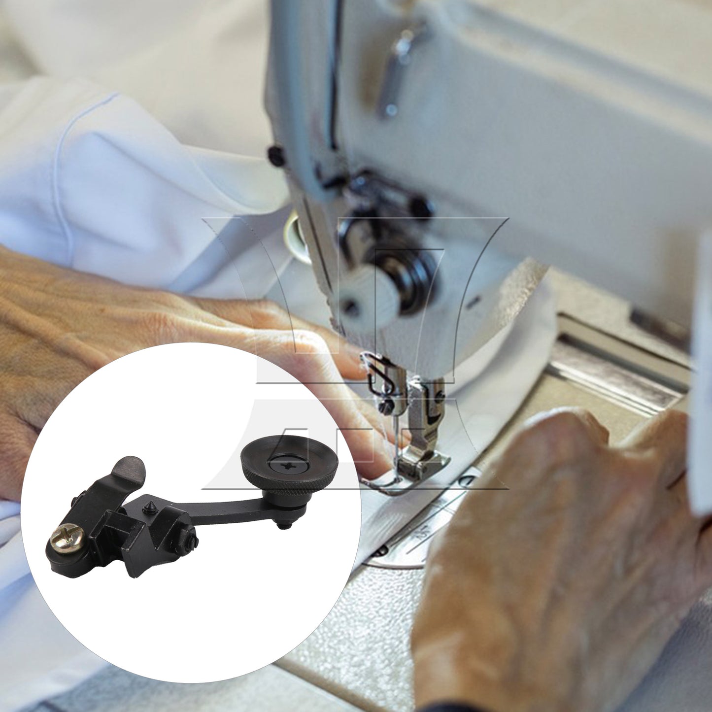BQLZR 1pc 810 820 Sewing Machine Roller Presser Foot for Leather Denim Material Medium Size