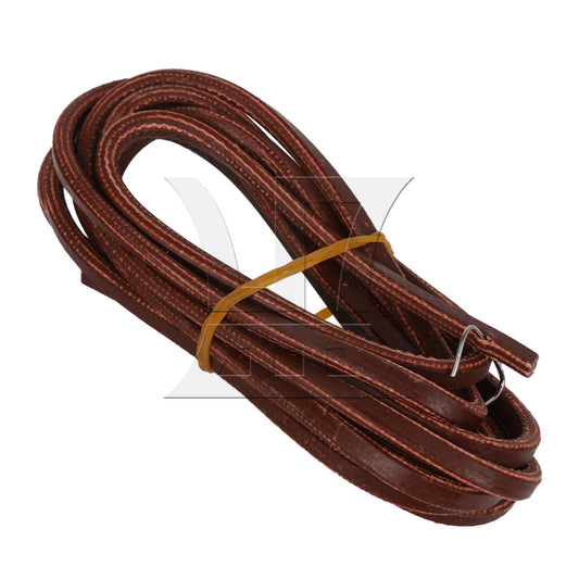 BQLZR Brown Treadle Sewing Machine Belt With Hook For Professionals, 72.05x0.19 Inches