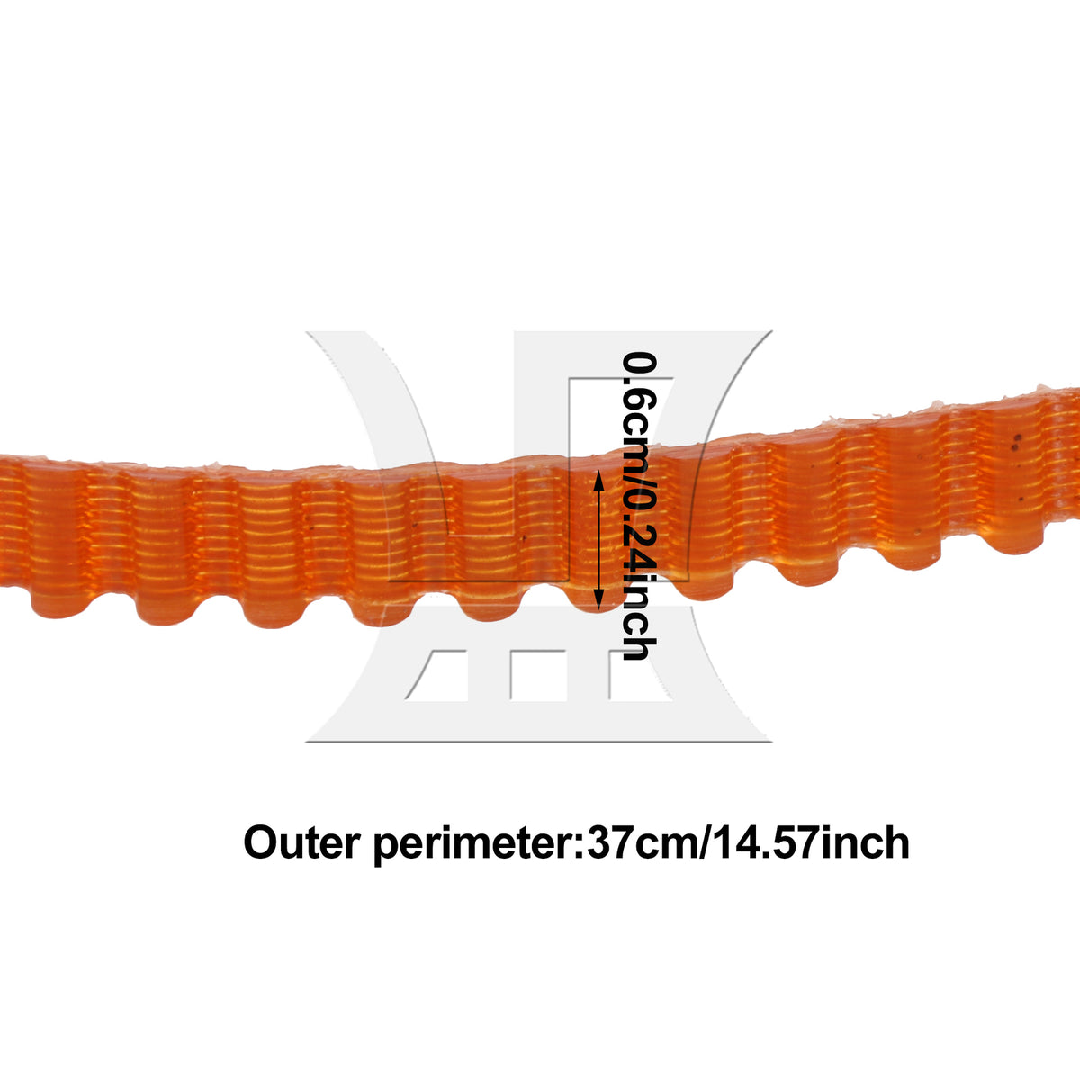 BQLZR 1PC Household Sewing Machine Motor Drive Belts Replacement for 119 370mm Outer Perimeter