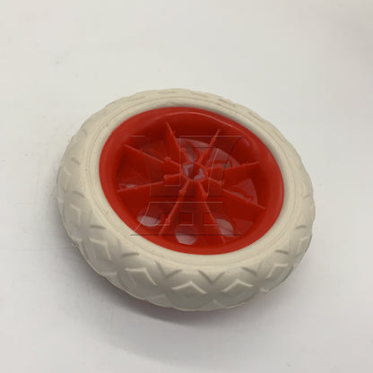 BQLZR 1pc Shopping Cart Wheel Red 16 Cm Cart Accessories Walker Shopping Cart Wheel Bearing Wheel