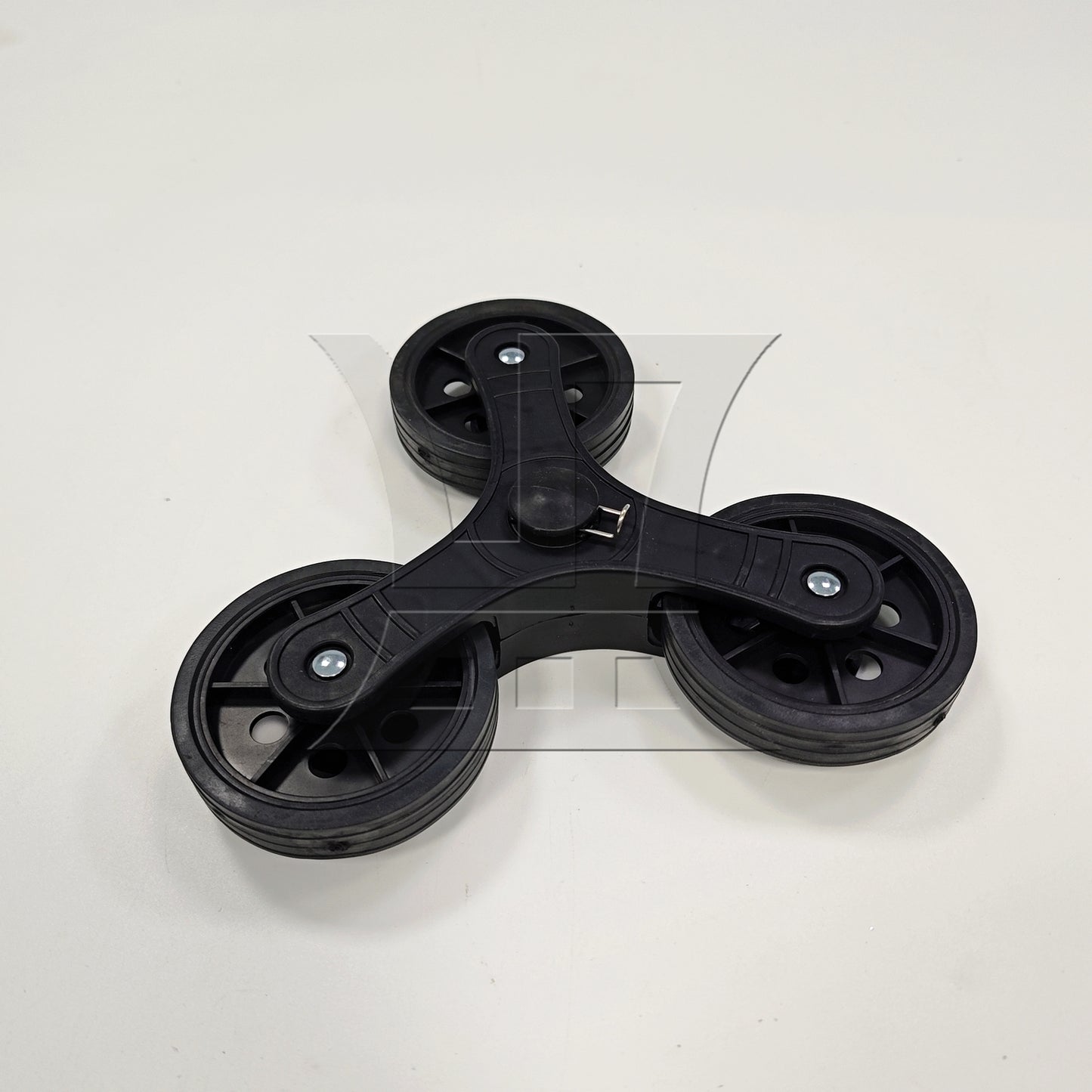 BQLZR 1pc Stair Climbing Wheel Black Greeting Car Climbing Stairs Triangular Wheels Six Wheels Climbing Stairs Wheels