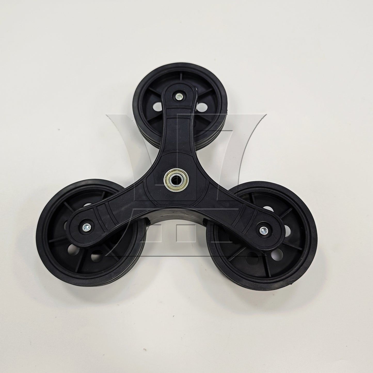 BQLZR 1pc Stair Climbing Wheel Black Greeting Car Climbing Stairs Triangular Wheels Six Wheels Climbing Stairs Wheels