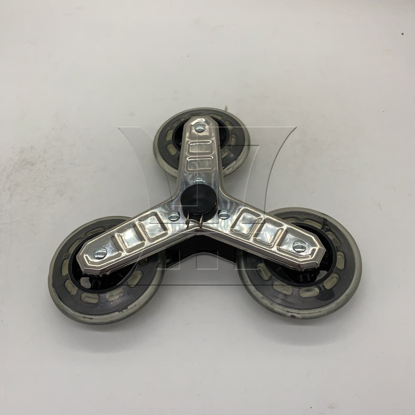 BQLZR 1pc Stair Climbing Wheel Transparent Black Greeting Car Climbing Stairs Triangular Wheels Six Wheels Climbing Stairs Wheels