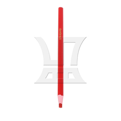 BQLZR 1PC Clothing Red Wax Pencils for Leather Goods Marking Clear Color Crayon 170x8mm