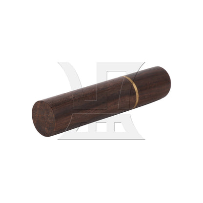 BQLZR 1pc Ebony Wooden Sewing Tools Case for Storing Small Supplies Dark Brown