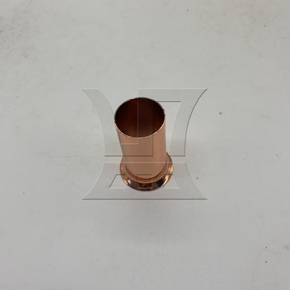 BQLZR 1pc E14 Chandelier Socket Sleeve 30 x 60mm Rose Gold Crystal Chandelier Hardware Iron Casing