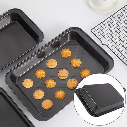 BQLZR Rectangular Baking Pan, Thick And Sturdy, For Baking Bread, 12.4x8.58 Inches