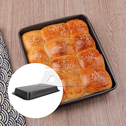 BQLZR Carbon Steel Rectangular Cake Baking Pan, Stable For Baking Crisps, 16.73 x 11.22 Inch