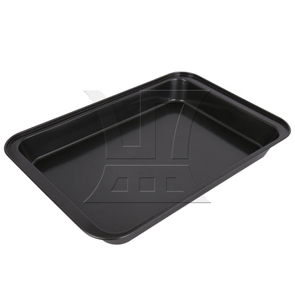 BQLZR Carbon Steel Rectangular Cake Baking Pan, Stable For Baking Crisps, 16.73 x 11.22 Inch