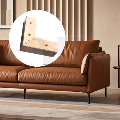 BQLZR L-Shaped Wooden Furniture Legs, Strong And Reliable, For Sofa, 5.91x1.97x1.97 Inches