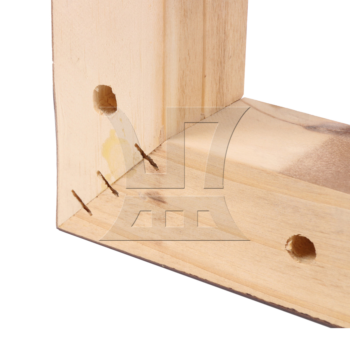 BQLZR L-Shaped Wooden Furniture Legs, Strong And Reliable, For Sofa, 5.91x1.97x1.97 Inches