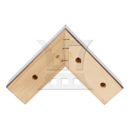 BQLZR L-Shaped Wooden Furniture Legs, Strong And Reliable, For Sofa, 5.91x1.97x1.97 Inches