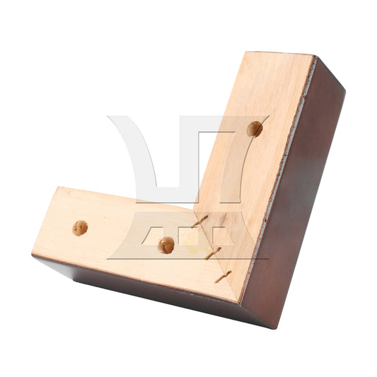 BQLZR L-Shaped Wooden Furniture Legs, Strong And Reliable, For Sofa, 5.91x1.97x1.97 Inches