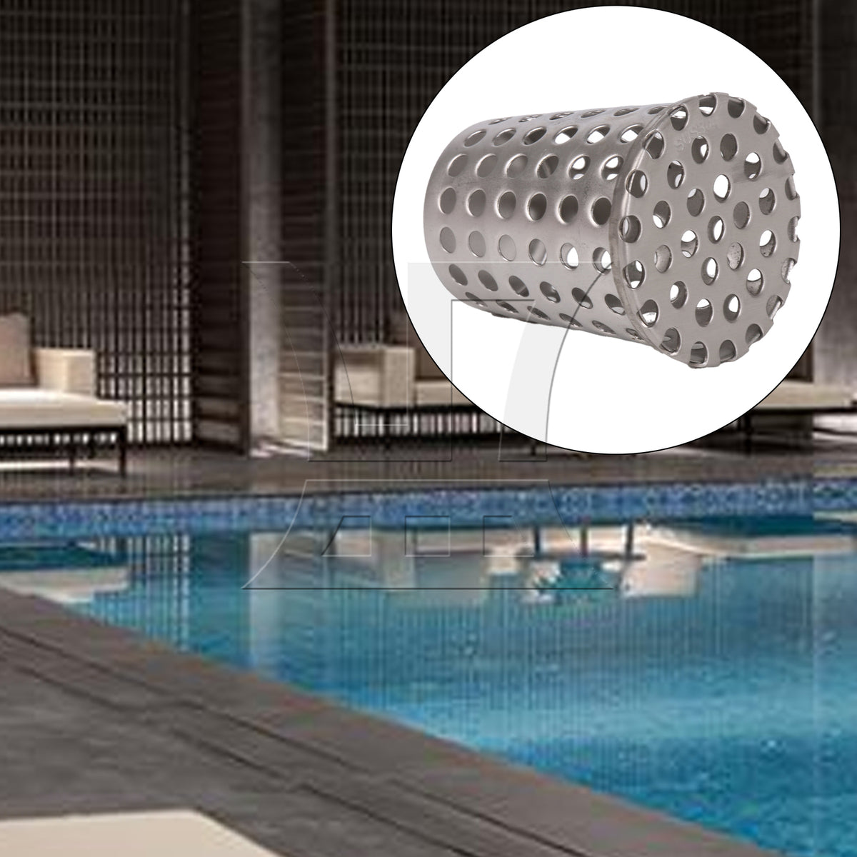 BQLZR Stainless Steel Shower Floor Drain, Secure Installation, 1.97x1.57x1.57 Inches