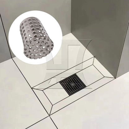 BQLZR Stainless Steel Shower Floor Drain, Secure Installation, 1.97x1.57x1.57 Inches