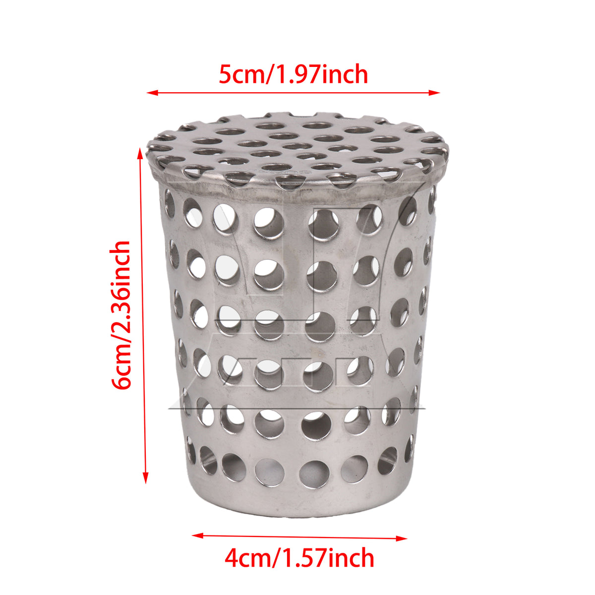 BQLZR Stainless Steel Shower Floor Drain, Secure Installation, 1.97x1.57x1.57 Inches