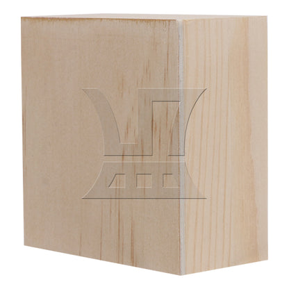 BQLZR 1PCS Wood Storage Box, Smooth Surface, For Storing Jewelry, 3.15x3.15x1.57 Inches