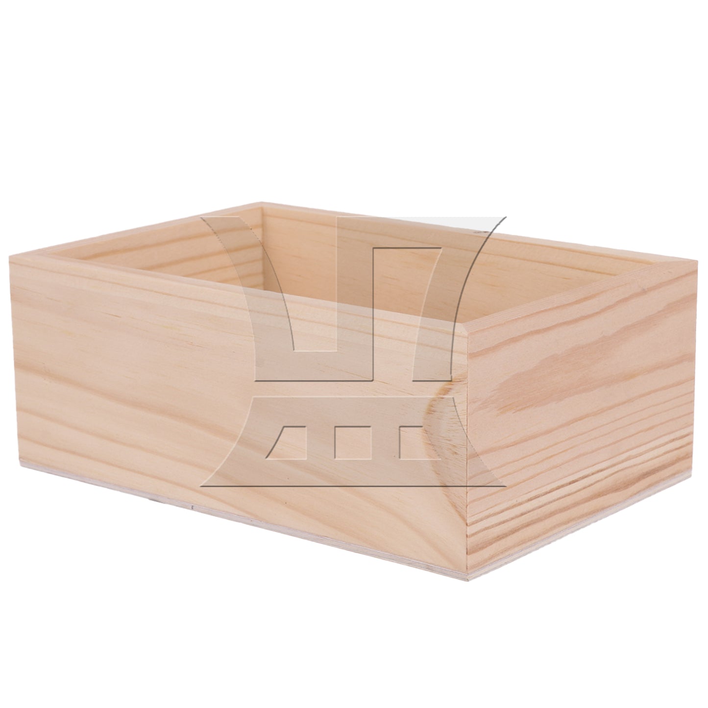 BQLZR Natural Wood Storage Box With Smooth Surface For Storing Hair Accessories, 5.91x3.94x2.36 Inches