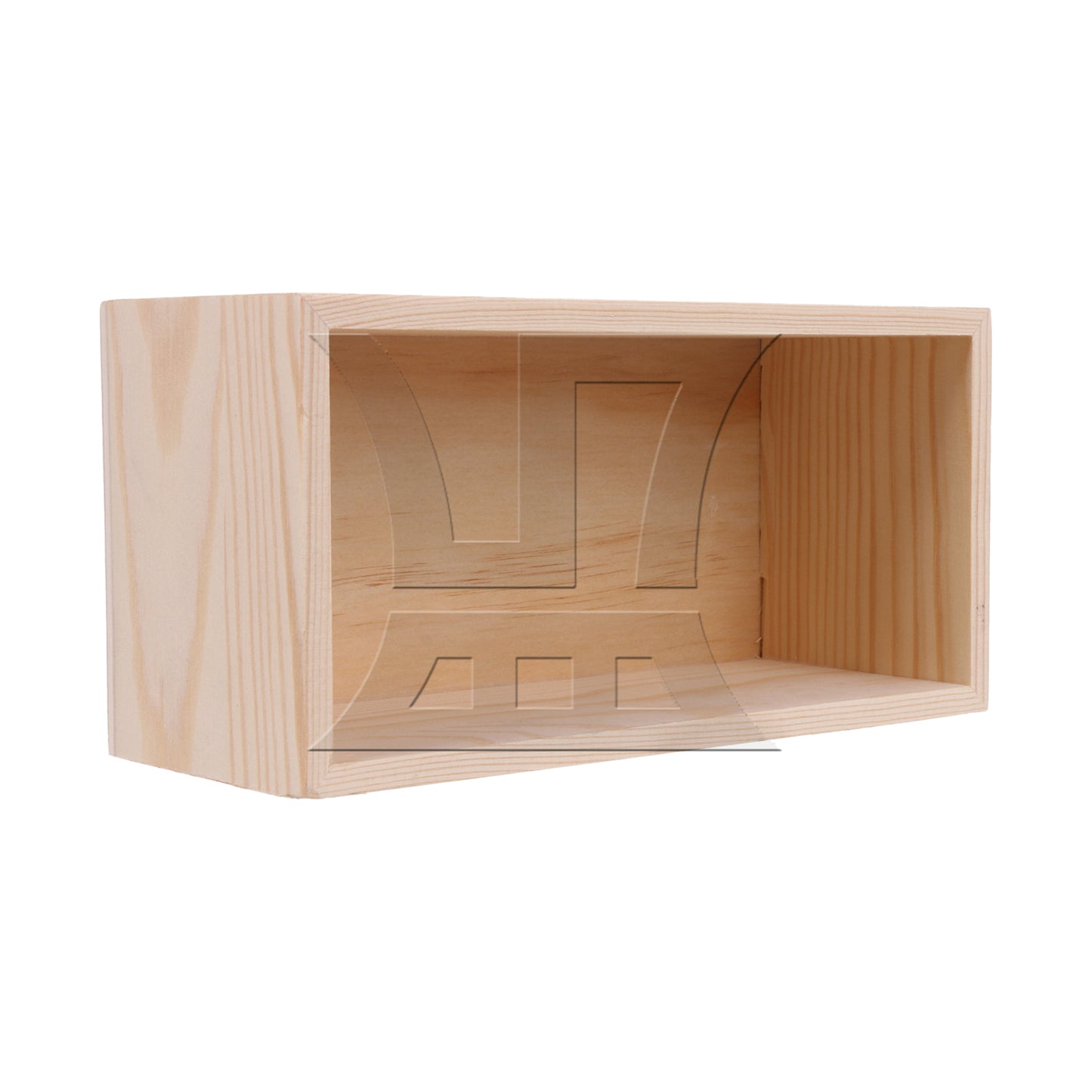 BQLZR Unfinished Wooden Storage Box, Long-Lasting, For Storing Watches, 7.87x3.94x3.15inch