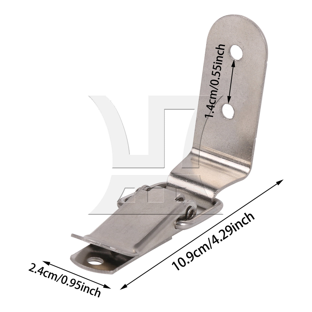 BQLZR 90 Degree Spring Toggle Lock, Round And Sturdy, For Tool Box, 4.29x0.95 Inches