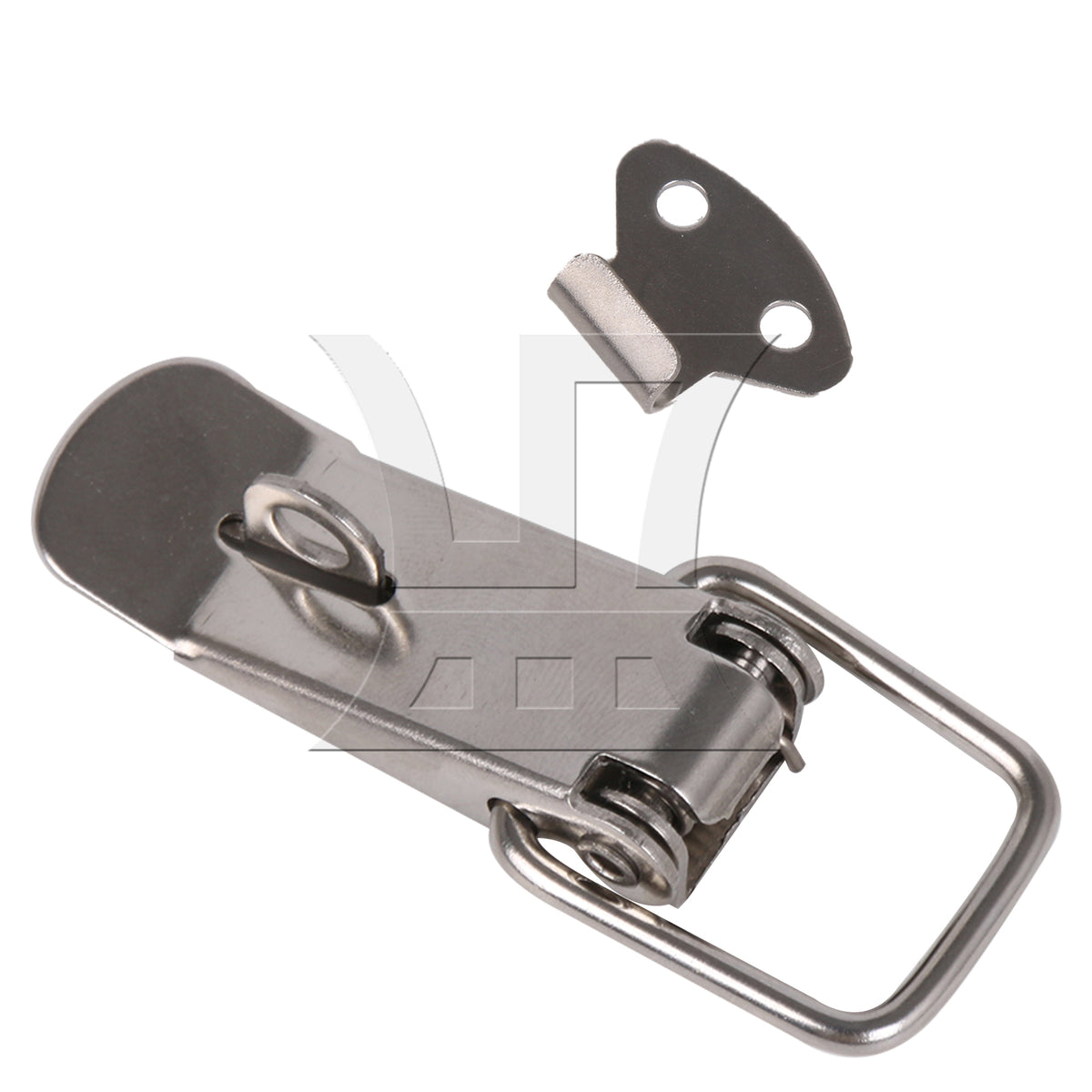 BQLZR Stainless Steel Spring Toggle Lock, High Quality Material, For Boxes, 2.95x1.06inch Silver