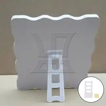 BQLZR Trapezoidal photo frame bracket, made of plastic, used in crafts