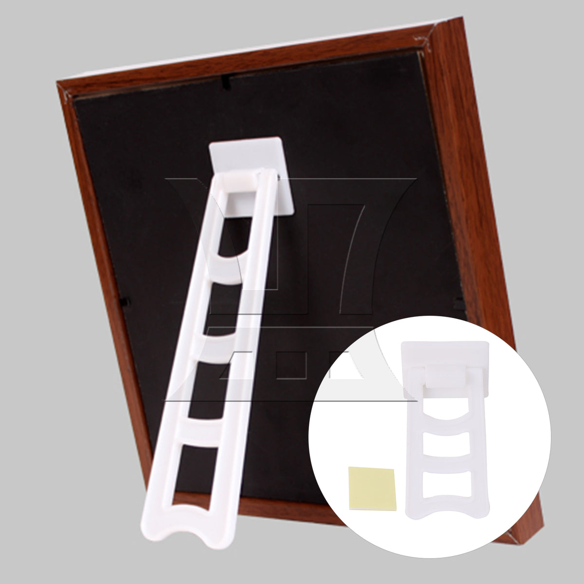 BQLZR Trapezoidal photo frame bracket, made of plastic, used in crafts