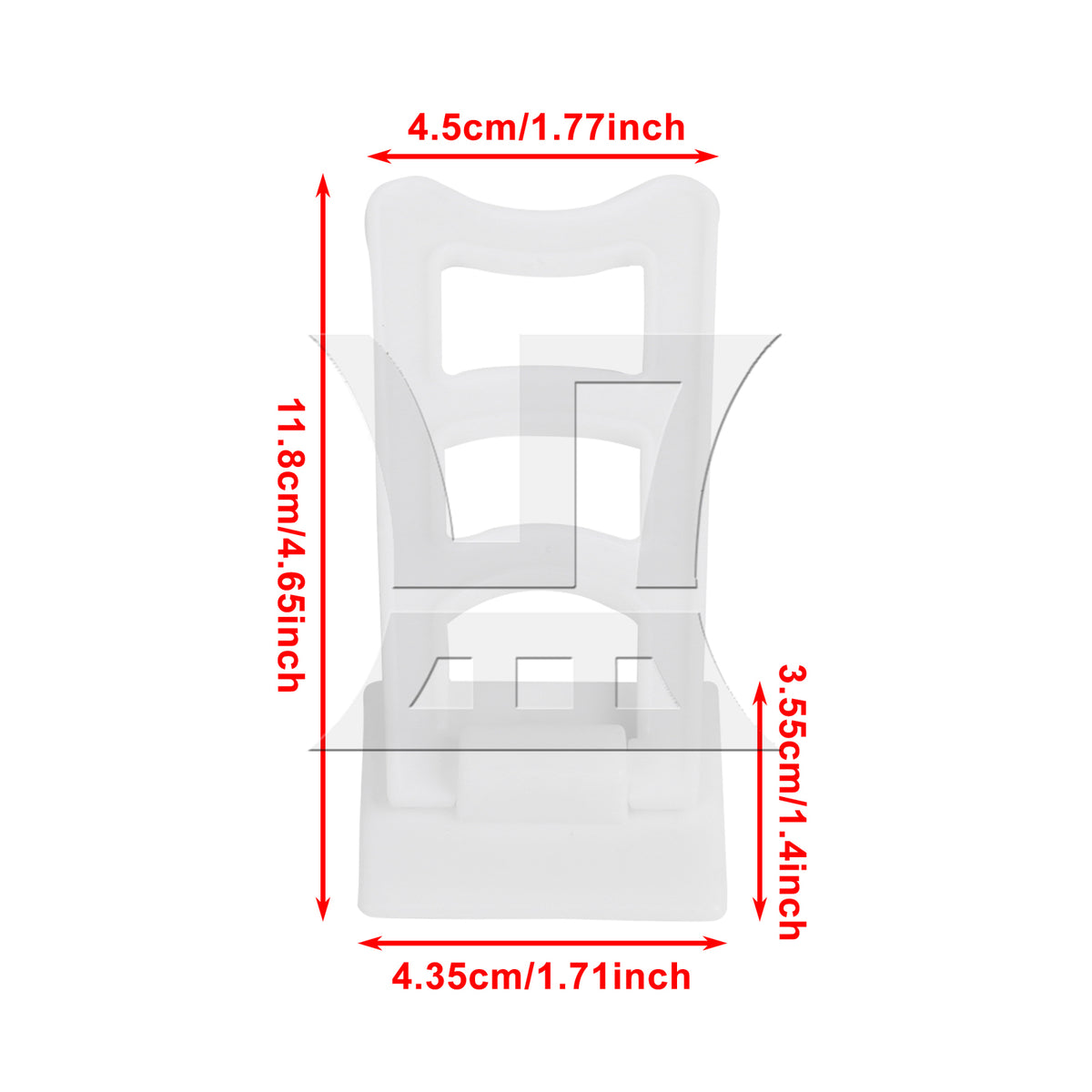 BQLZR Trapezoidal photo frame bracket, made of plastic, used in crafts
