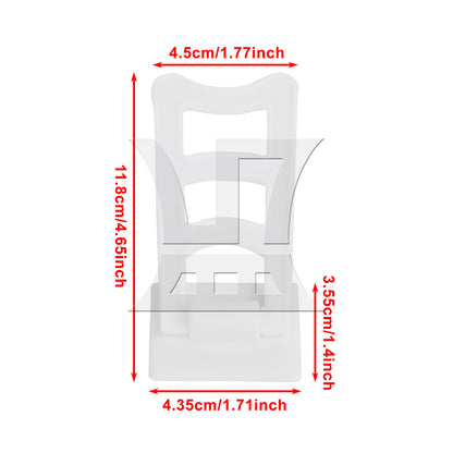 BQLZR Trapezoidal photo frame bracket, made of plastic, used in crafts