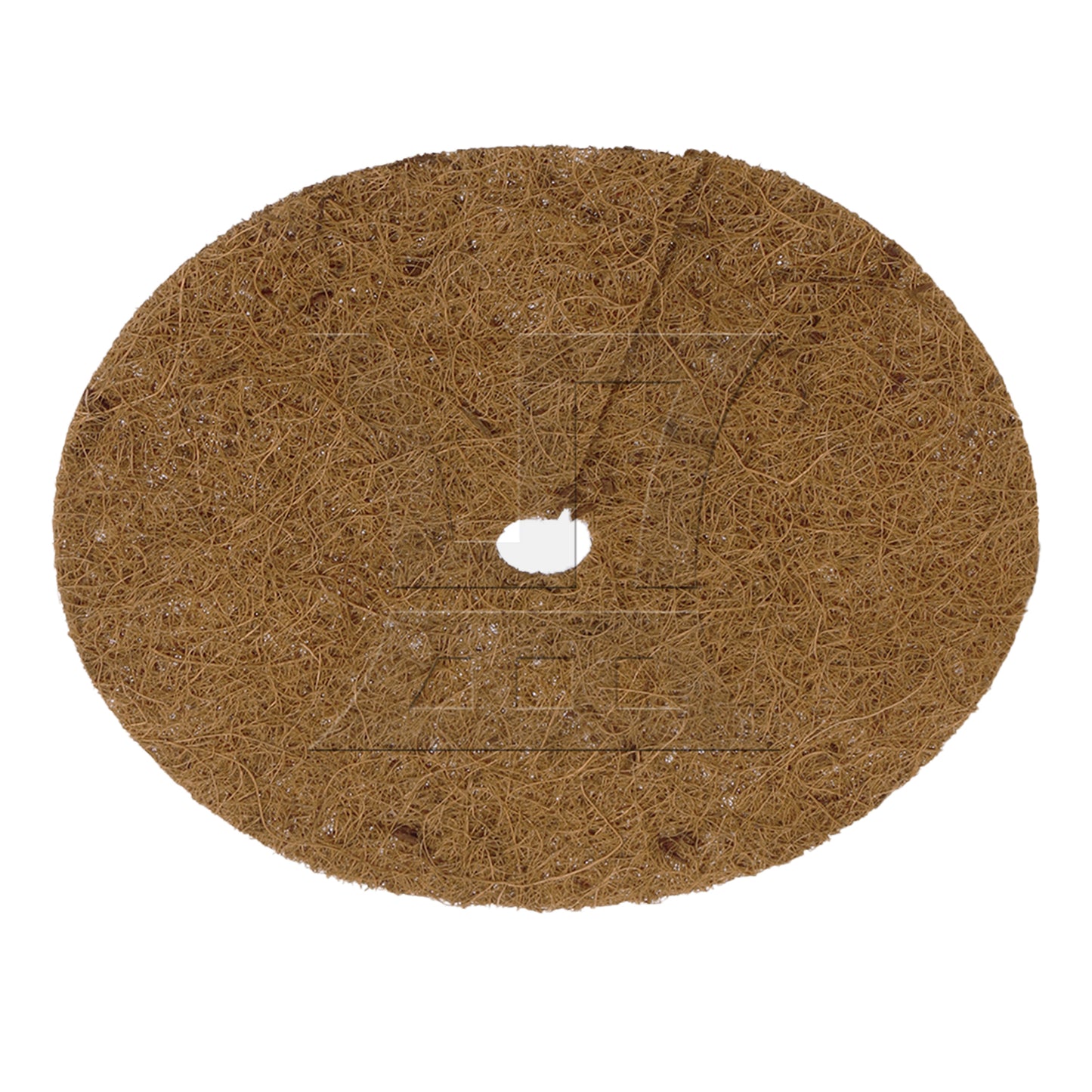 BQLZR 1pc Coconut Brown Round Hole Pad, 25Cm, Suitable For Household Products