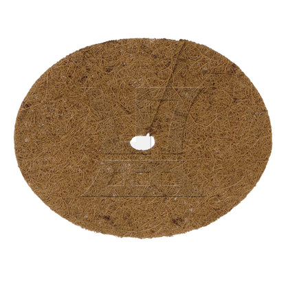 BQLZR 1pc Coconut Brown Round Hole Pad, 25Cm, Suitable For Household Products