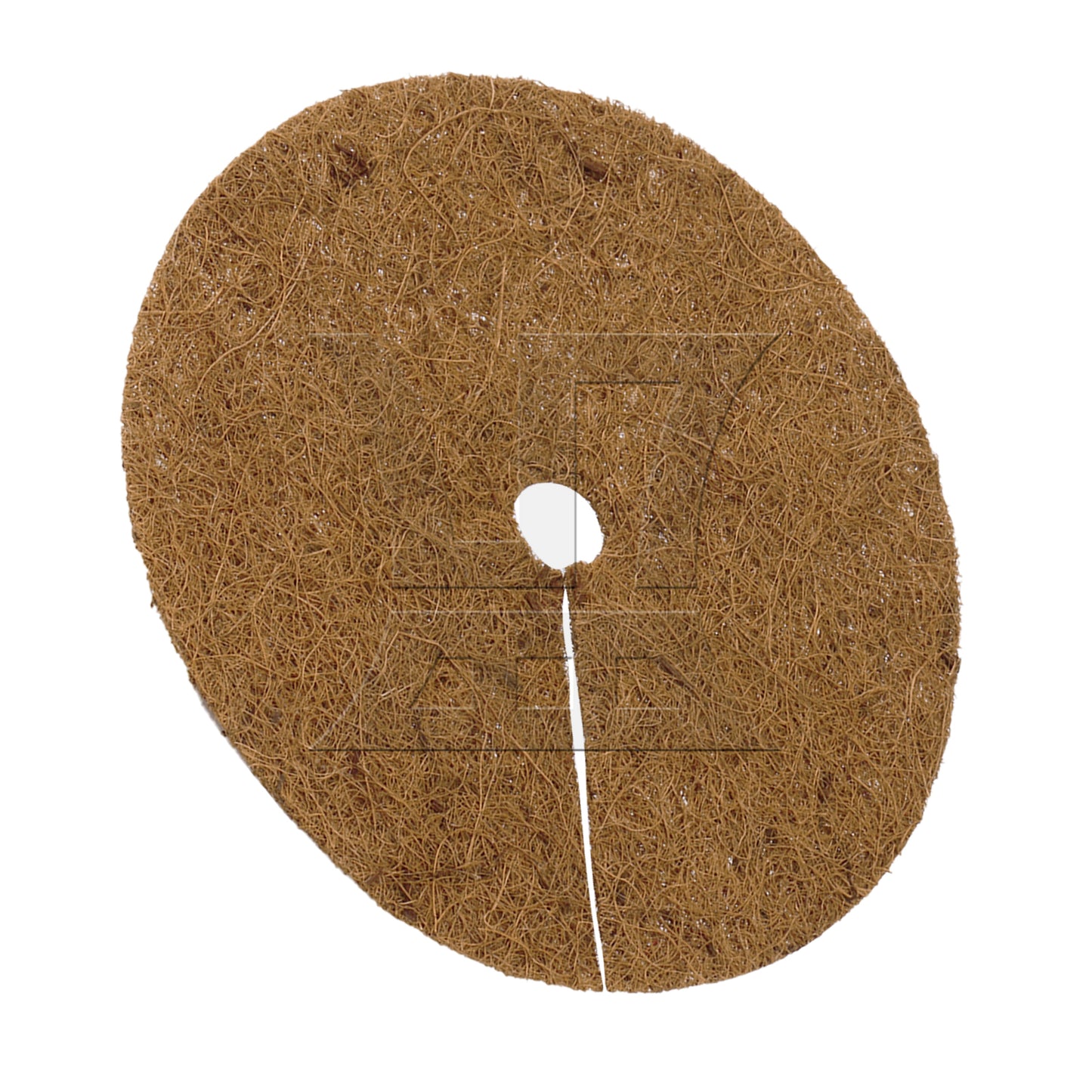 BQLZR 1pc Coconut Brown Round Hole Pad, 25Cm, Suitable For Household Products