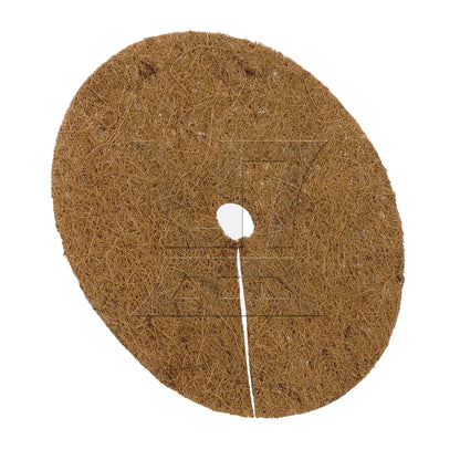 BQLZR 1pc Coconut Brown Round Hole Pad, 25Cm, Suitable For Household Products