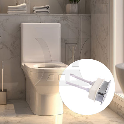 BQLZR 1pc Toilet Tank Button, Suitable for Home Decoration