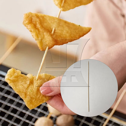 BQLZR 1pc Natural Bamboo Skewer for Family Gatherings Outdoor Cookouts
