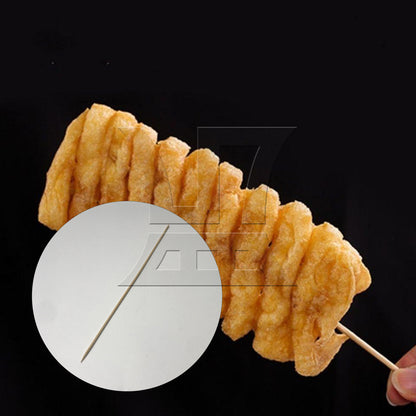 BQLZR 1pc Natural Bamboo Skewer for Family Gatherings Outdoor Cookouts