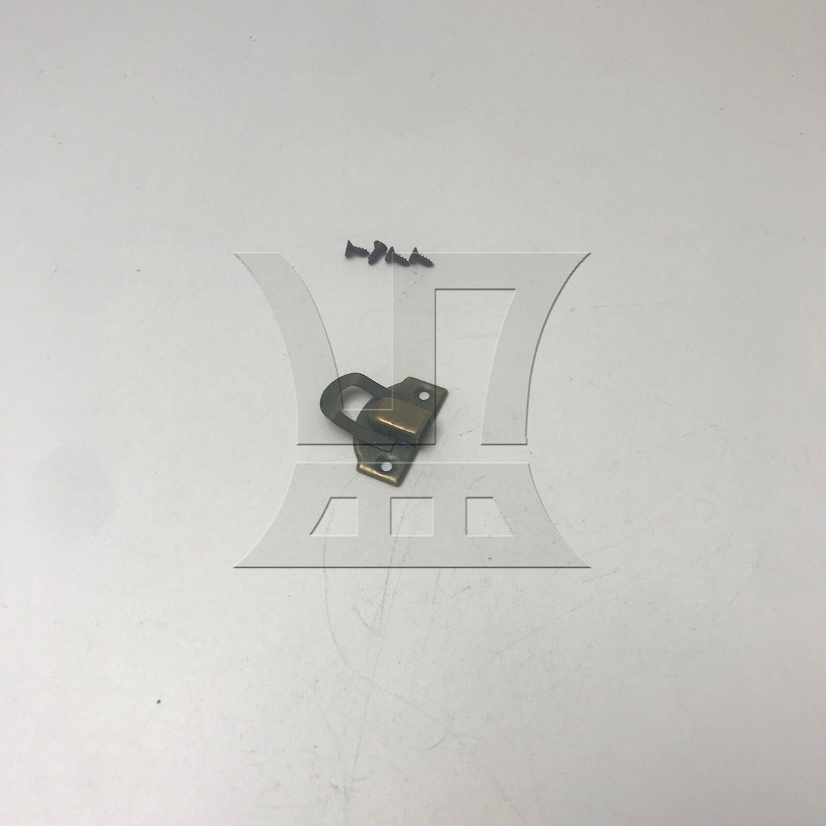 BQLZR 1pc Antique Furniture Metal Corner 29 x 27mm Blue Retro Color Hardware Box Buckle Retro Gift Box Golden Lock Buckle