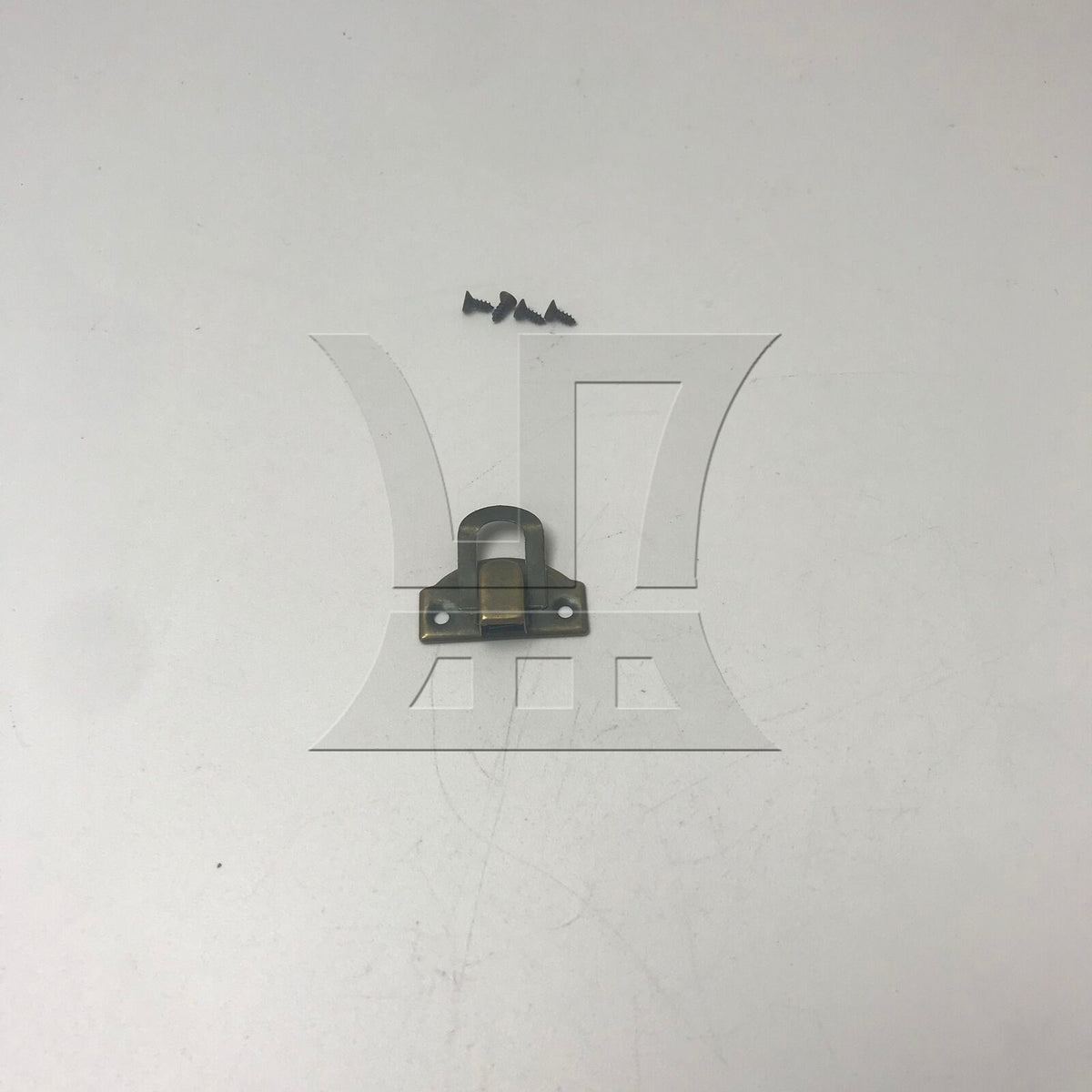 BQLZR 1pc Antique Furniture Metal Corner 29 x 27mm Blue Retro Color Hardware Box Buckle Retro Gift Box Golden Lock Buckle