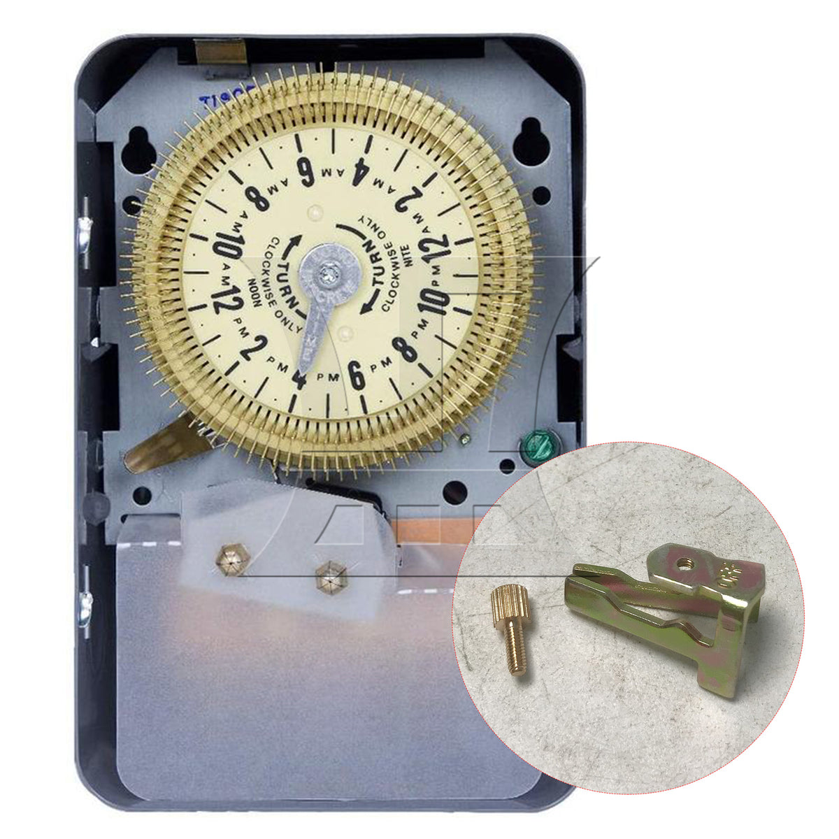 BQLZR 1pc Timer Switch 156T1978A T100 Series Gold Off With Screw Model for 1A219 1A220 1A573