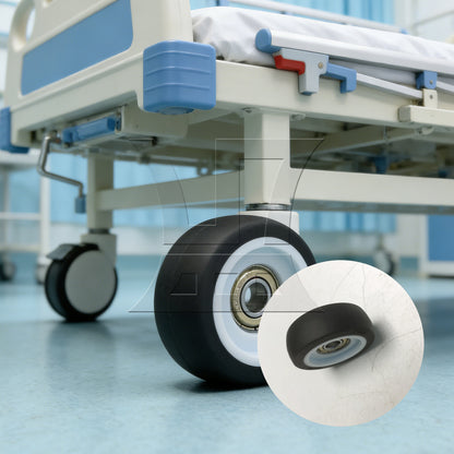 BQLZR 1pc Sliding Closet Door Roller 8x37x17mm Black for Doors and Windows Drawers Track Pulleys