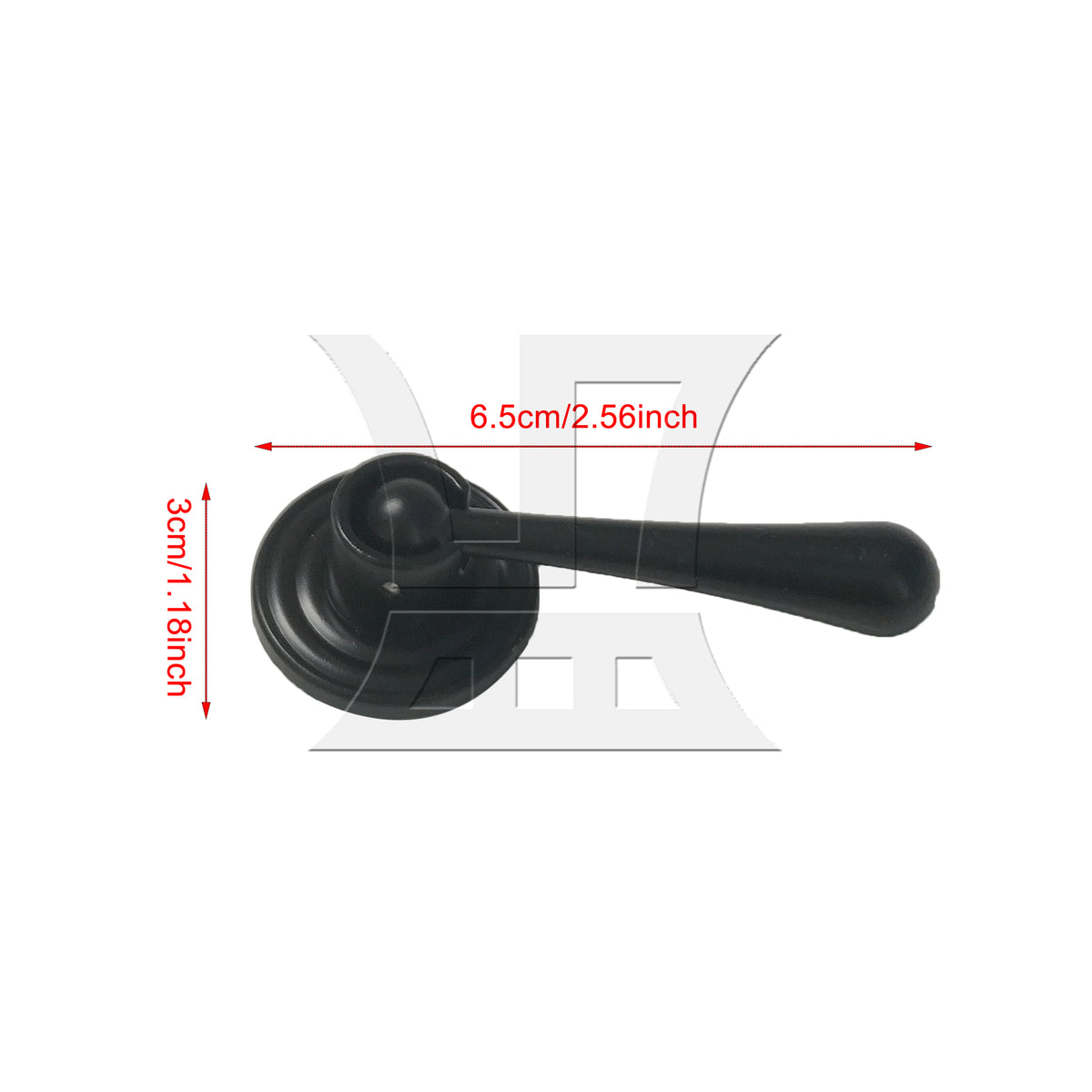 BQLZR 1pc Antique Brass Pendant Pull B1020 Black for Furniture Polishing Furniture Polishing