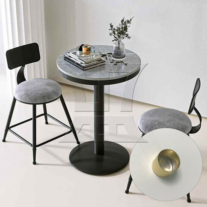 BQLZR 1pc Brass Furniture Leg Cover Outer Diameter 25mm x Height 20mm for Sofa Foot Covers Table and Chair Foot Covers