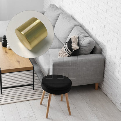 BQLZR 1pc Brass Furniture Leg Cover Outer Diameter 35mm x Height 30mm for Sofa Foot Covers Table and Chair Foot Covers