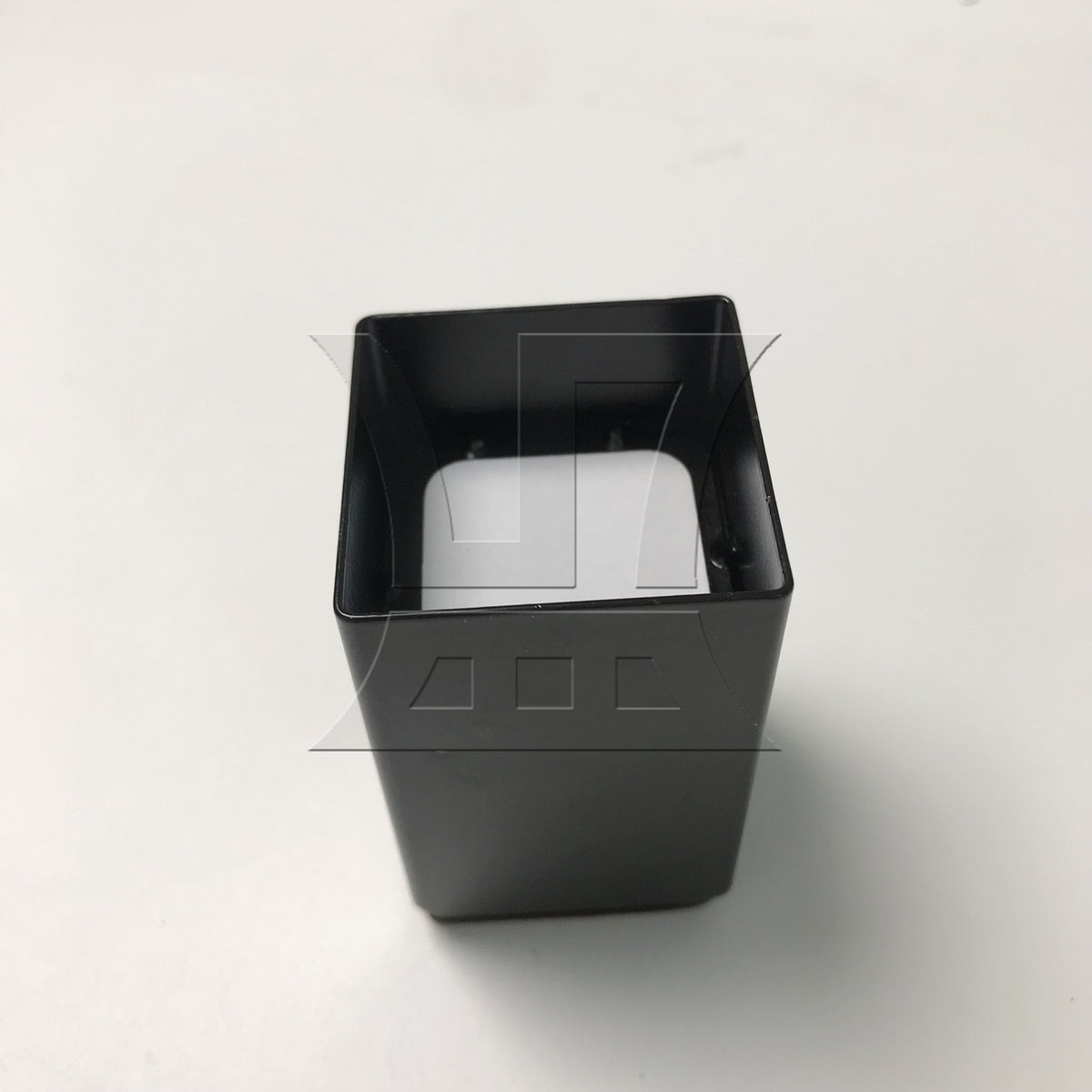 BQLZR 1pc Square Carbon Steel Furniture Leg 4x5cm Black for Lifting Furniture Coffee Table Tv Cabinet