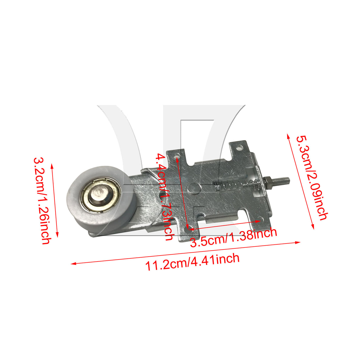 BQLZR 1pc Cabinet Sliding Door Pulley Roller Bottom for Wardrobe Door Pulls Partition Door Pulls